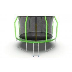 Батут с внутренней сеткой EVO JUMP Cosmo 12ft (Green)