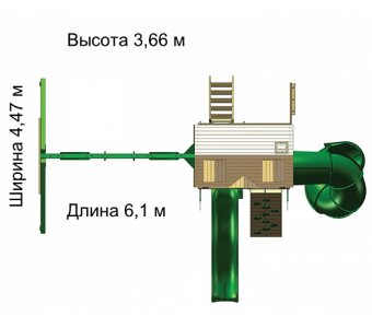 Детский игровой комплекс Playnation Альпинист Ривьера Клабхауз - фото 2