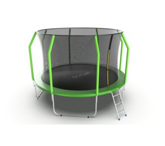 Батут с внутренней сеткой EVO JUMP Cosmo 12ft (Green) - фото 5